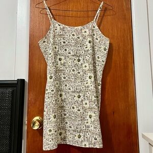 California Concepts Floral Spaghetti Strap Dress, size S
